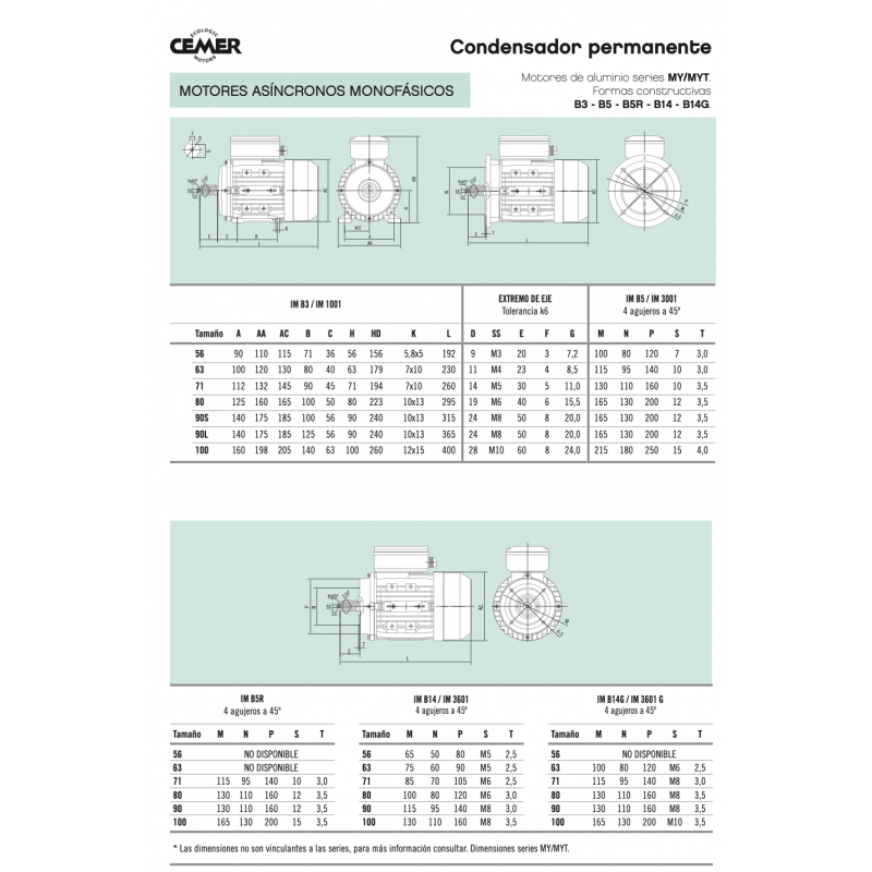 MOTOR ELECTRICO MONOFASICO 0,75KW / 1CV 220V 3000RPM B3 (PATAS